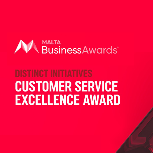 MALTA BUSINESS AWARDS 2025: SILVER AWARD ‘CUSTOMER SERVICE EXCELLENCE'
